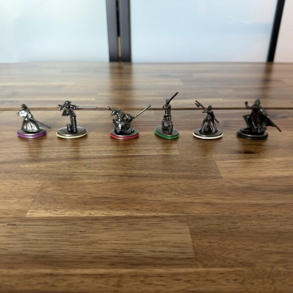 Star Wars Saga Edition Monopoly Replacement Tokens 6 Pieces Pewter Figures 2005 - Picture 16 of 16